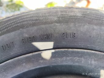 Letná sada 185/60 R15 + plechové disky 5x100 - 4