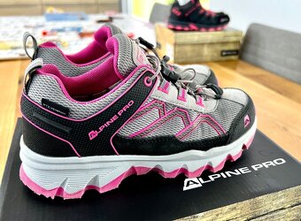 Turisticke topanky Alpine Pro velkost 34 s PTX membranou - 4
