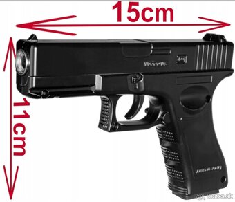 PIŠTOĽ NA GULIČKY GLOCK 17 REPLIKA ASG - 4