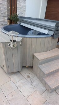 Kúpacia kaďa - vírivka s plynovým ohrevom vody (10kg flaša) - 4