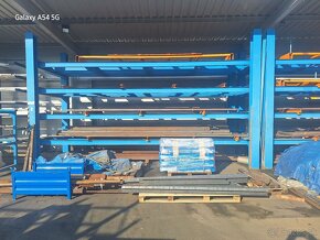 kovový regál 2 ks, 2x4x7m, 5400 kg - 4