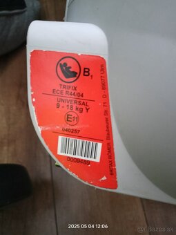Britax Römer autosedacka 9-18 Kg isofix - 4