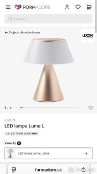 70% ZLAVA NOVA Lexon Luma L ZLATA - 4