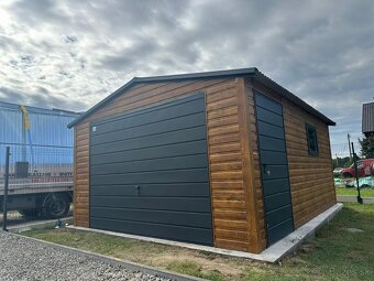 Plechová garáž 4x5m - 4