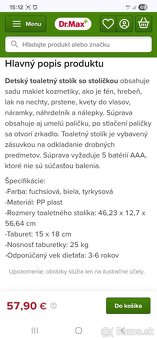 Detský toaletný stolík - 4