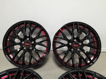 Alu disky R18 5x112 Et45 8J MAM RS4 BPRI Seat Audi Vw Škoda - 4