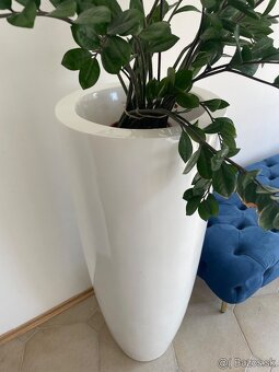 glamour Biela luxusna vaza 105cm - 55% - 4