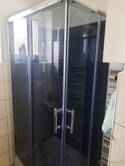 Sprchovy kut 100x80 cierny - 4