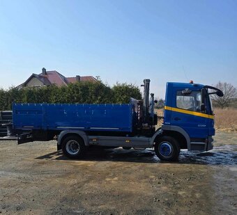 Mercedes-Benz ATEGO 12.220L - 4x2 - Valník+HR-HIAB 066B-2CL - 4