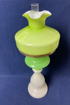 Stara stolná petrolejová lampa s cylindrom V 65 cm - 4