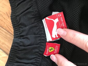 FERRARI/PUMA  originál black pánske capri nohavice L - 4