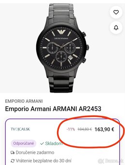Pánske hodinky Emporio Armani - 4