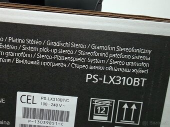 Bluetooth Gramofón Sony PSLX310BT záruka do  2027.04.26 - 4