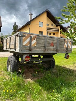 Dvojkolesová vyklápacia vlečka - 4