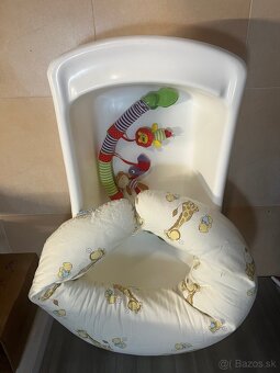 Detská vanička + dojč.vankúš + hracie deky a hrazdička - 4