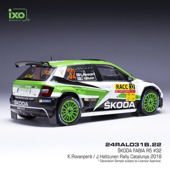 Modely Škoda Fabia R5 1:24 IXO - 4