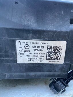 Svetlomety na VW Golf 7 - 4