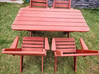 DREVENÝ ZÁHRADNÝ NÁBYTOK - 4