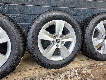 Nová Zimná Sada Škoda Orion 215/60 R16 DUNLOP - 4