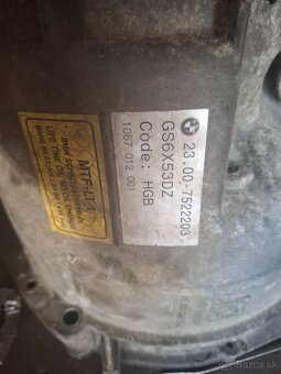 Predám prevodovku GS6X53DZ BMW e46 - 4