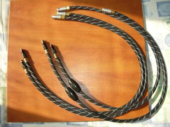 CINCH kábel ALPHARD   1m dlhý ,postriebrená med v - 4