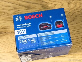 Bosch ProCORE 18V 5.5Ah NOVÝ NEOTVORENÝ akumulátor - 4