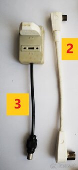 Televízna zásuvka účastnícka, káble prepojovacie a koncovky. - 4