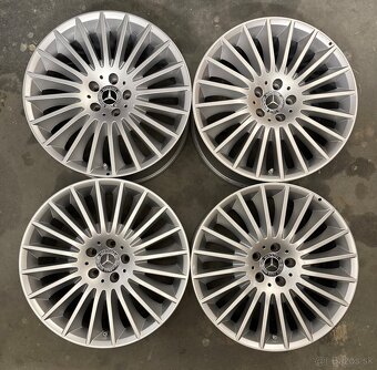 Hliníkové disky 5x112 R19 Mercedes Benz S Class W222 - 4