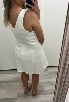 Biele šaty Mango - 4