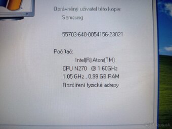 predám netbook SAMSUNG NC10 , WINDOWS XP - 4