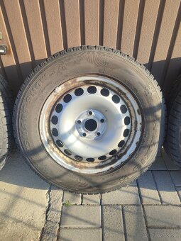 Plechové disky 5x112 R16 + pneu 215/65 R16C - 4