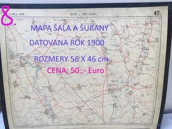 Staré mapy rok 1750 - 1884 Rakúsko Uhorsko - 4