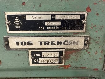 Soustruh hrotový SN 40/1000 + příslušenství - 4