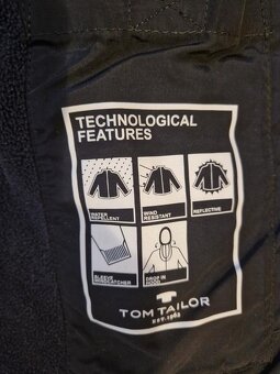 Zimná bunda Tom Tailor 152 modrá - 4