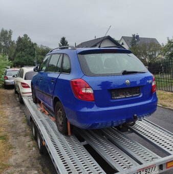 Skoda Fabia 2 1.4 MPI kombi modrá - 4