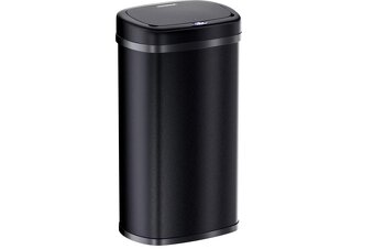 Bezdotykový odpadkový kôš s USB 58 L - biely čierny sivý - 4
