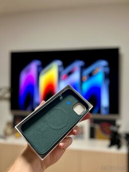 Kožený obal na Apple iPhone 14 Plus s MagSafe ForestGreen - 4