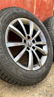 Zimná sada vw 5x112 r17 Tiguan Merano antracit ☑️ - 4