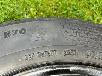 Continental WinterContact 205/60 R16 – 1 sezóna, disky v cen - 4