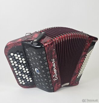 Chromaticky akordeon E-Soprani , B-system vhodny do ZUŠ - 4