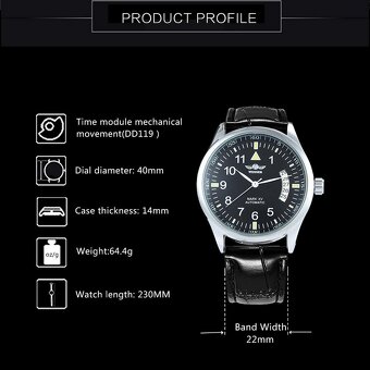 Pánske hodinky WINNER - 4