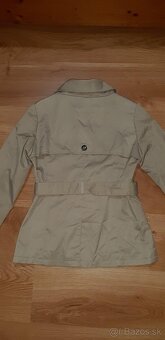 Prechodný krémový kabát H&M 36 - 4