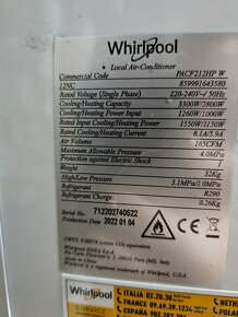 Predám mobilnú klimatizáciu WHIRLPOOL PACF212HP W - 4