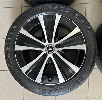 Originál elektróny ® Mercedes E 5x112 r18 letné pneu - 4