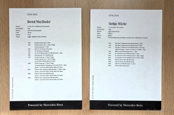 Bernd Mayländer a Stefan Mücke Mercedes DTM autogram - 4