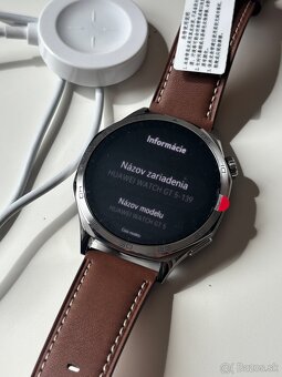Huawei watch GT 5 46mm, Leather - 4