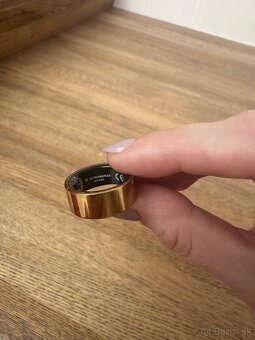 Ultrahuman Ring AIR – veľkosť 6, zlatý, nový, smart prsteň - 4