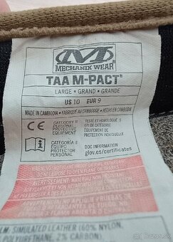 Rukavice Mechanix M-pact veľk.Large - 4