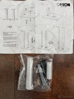 CANTON LS650 Stojany pod reproduktory sklo/hliník (zánovné) - 4
