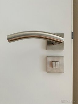 Interierove dvere + TUPAI klucka a kovanie (biele, 75 cm) - 4